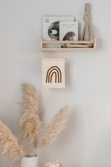 Open image in slideshow, Rust Rainbow Hang Sign Banner