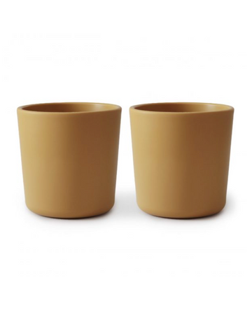 Open image in slideshow, Dinnerware Cup, Set of 2 (Mustard) (last one!)