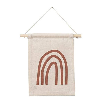 Open image in slideshow, Rust Rainbow Hang Sign Banner