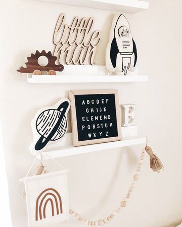 Open image in slideshow, Rust Rainbow Hang Sign Banner