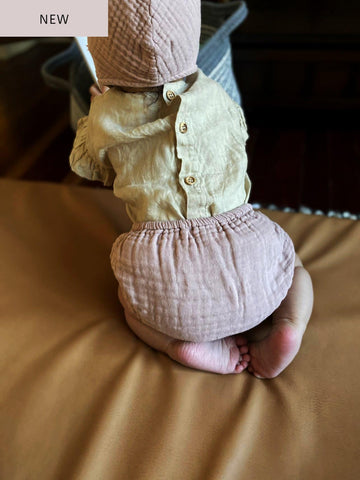 Open image in slideshow, The Muslin Bloomer Antique Rose (last one! 6-9m)