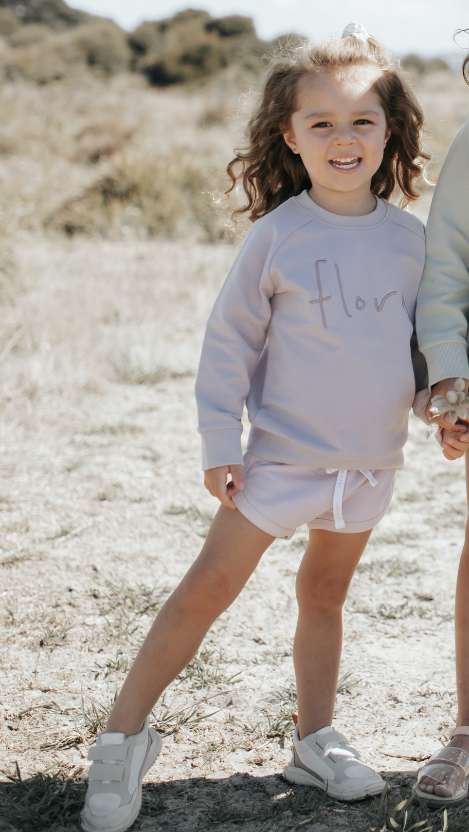 Flora Sweatshirt - Almost Mauve (2yr, 5yr)