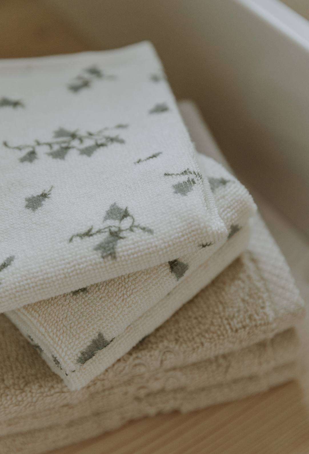 Terry Washcloths 3 pcs, Bluebell - (Final Sale)