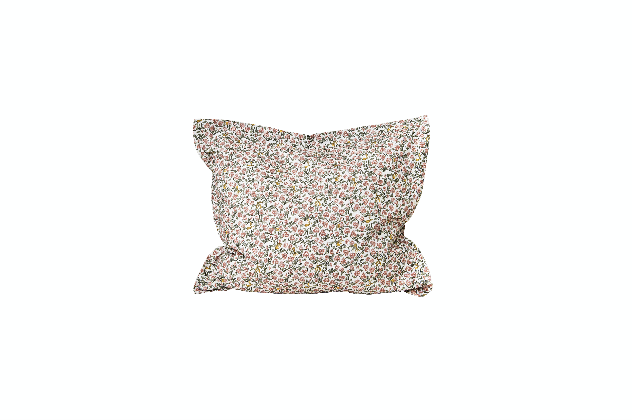 Cotton percale pillowcase, Floral Vines, 50x70 cm - (Final Sale)